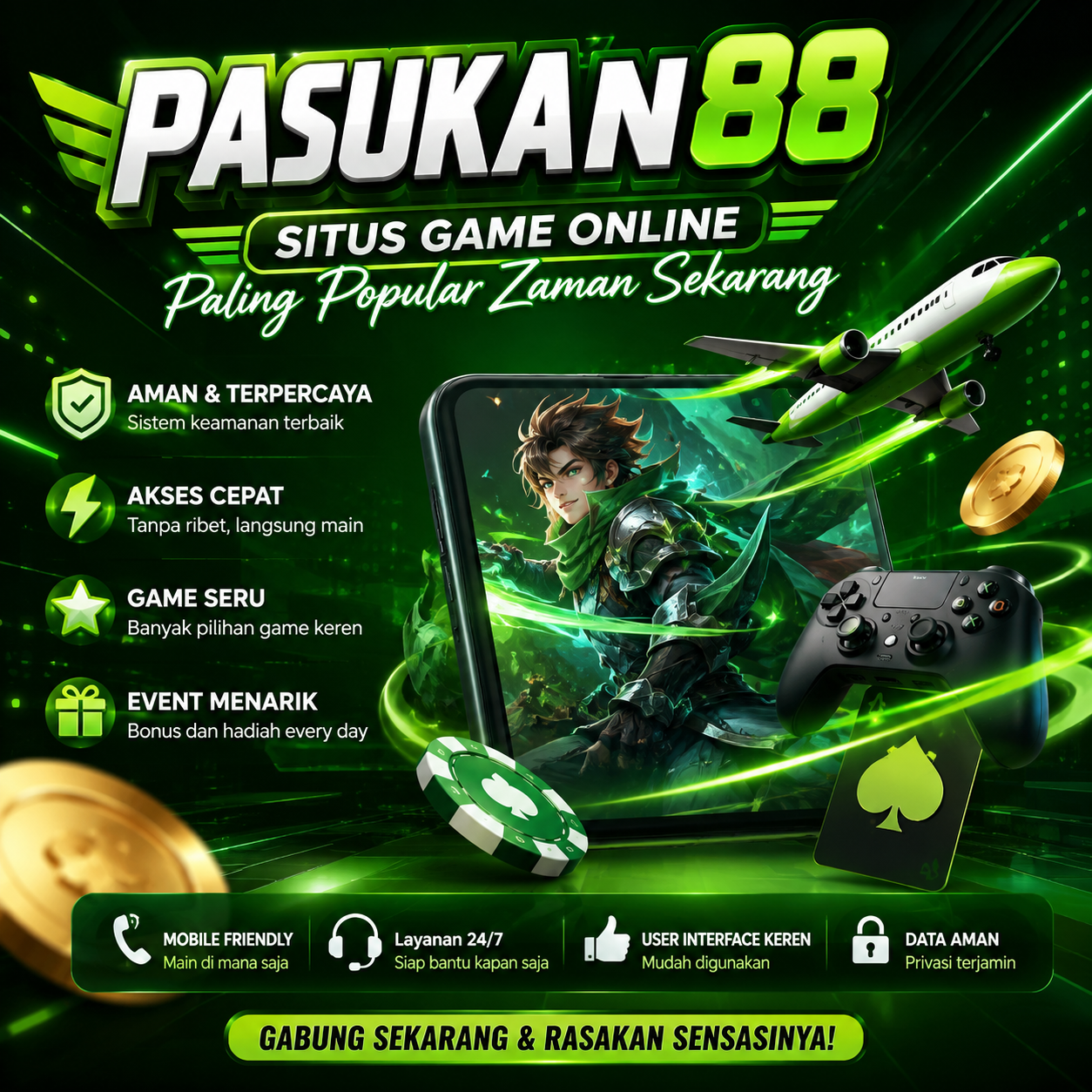 PASUKAN88 ✈️ Situs Game Online Paling Asik Buat Zaman Sekarang